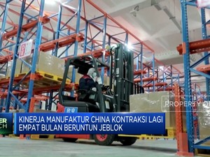 Kinerja Manufaktur China Kontraksi Lagi, 4 Bulan Beruntun Jeblok