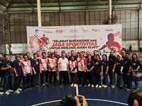 Menkominfo Buka Turnamen Futsal & Tenis Meja Hari Bhakti Postel ke-79
