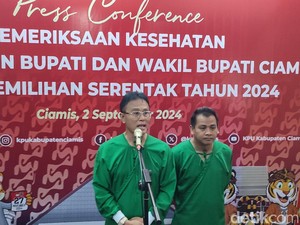 Reaksi Bakal Paslon Satu-satunya di Pilbup Ciamis Usai Tes Kesehatan