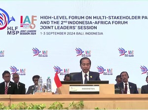 Jokowi Buka Forum Indonesia-Afrika 2024 di Bali