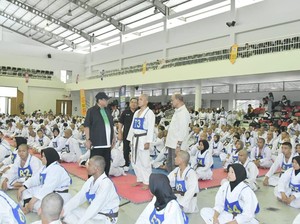 Ratusan Peserta Ikuti Ujian DAN KKI, Peraih Nilai Tertinggi Dapat Motor