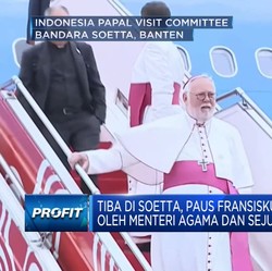 Video: Paus Fransiskus Tiba di Bandara Soetta, Banten