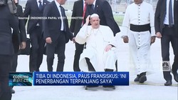 Tiba di Indonesia, Paus Fransiskus: 'Ini Penerbangan Terpanjang Saya'