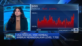 Video: IHSG Ambruk Tinggalkan 7.700 Hingga Rupiah Kembali Loyo