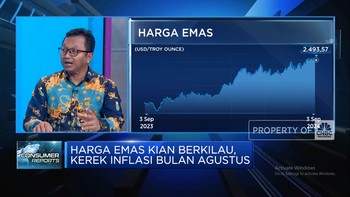 Efek Harga Emas Kian Berkilau, Penjualan Naik & Sumbang Inflasi RI