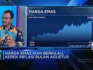 Efek Harga Emas Kian Berkilau, Penjualan Naik & Sumbang Inflasi RI