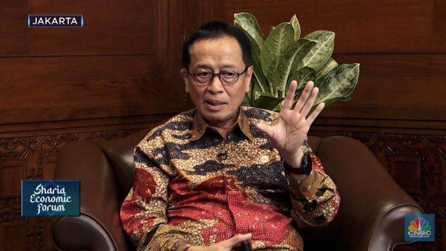Kepala Eksekutif Pengawas Perbankan, Merangkap Anggota Dewan Komisioner Otoritas Jasa Keuangan (OJK), Dian Ediana Rae dalam վ Sharia Economic Forum pada Selasa (3/9/2024). (վ TV)