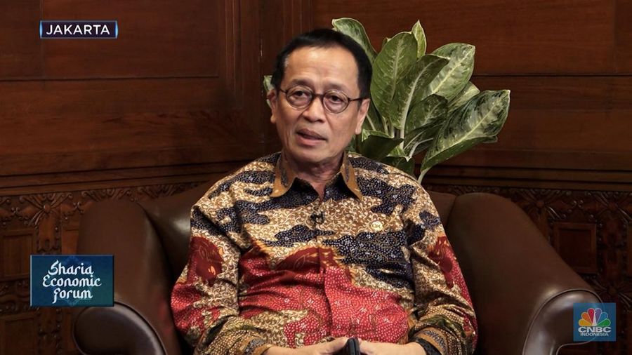Kepala Eksekutif Pengawas Perbankan, Merangkap Anggota Dewan Komisioner Otoritas Jasa Keuangan (OJK), Dian Ediana Rae dalam վ Sharia Economic Forum pada Selasa (3/9/2024). (վ TV)