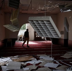 Hancur Berantakan! Potret Rudal Putin Hantam Masjid Kyiv di Ukraina