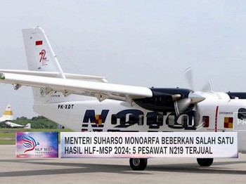Suharso Monoarfa Beberkan Hasil HLF-MSP 2024: 5 Pesawat N219 Terjual