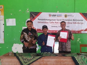 Universitas Safin Pati Gaet Desa Sidomulyo di Rembang soal Pemberdayaan Warga