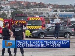 13 Imigran Tenggelam Saat Coba Sebrangi Selat Inggris