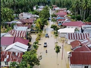 Banjir Rendam 154 Rumah di Suasu Parigi Moutong, 587 Warga Terdampak