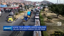 Sopir Truk di Kolombia Mogok & Blokir Jalan Gegara Harga Solar Naik