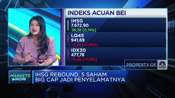 Video: IHSG Ditutup Menguat, 5 Saham Big Cap Jadi Penyelamat