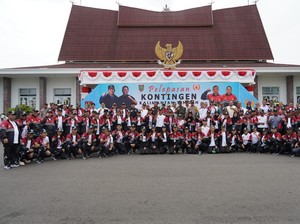 Lepas 124 Atlet Ikuti PON, Gubernur Kalteng: Yang Terbaik dari 21 Cabor