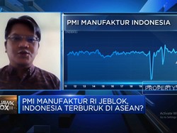 PMI Manufaktur Jeblok & Deflasi 4 Bulan, Bahaya Ini Mengintai RI