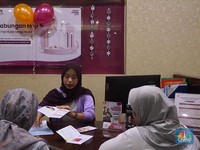 PT Bank Mega Syariah memberikan layanan istimewa kepada para nasabah setia dalam menyambut Hari Pelanggan Nasional (Harpelnas) 2024 di Kantor Cabang Utama (KCU) Bank Mega Syariah, Jalan Rasuna Said Kav. 12, Jakarta Selatan, Rabu (4/9/2024). Seluruh j