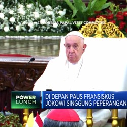 Video: Jokowi Singgung Soal Palestina di Depan Paus Fransiskus