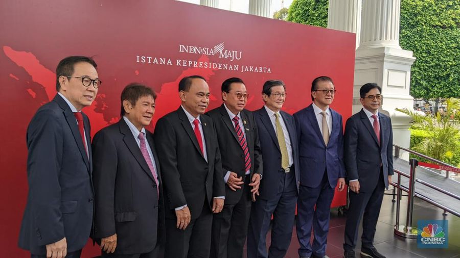 Taipan hadir menejadi undangan kunjungan Paus Fransiskus ke Istana Negara, Jakarta, Rabu (4/9/2024). (CNBC Indonesia/Emir Yanwardhana)