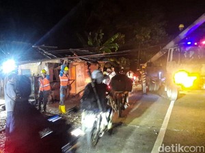 Tiang PLN Roboh di Sukabumi, Sebagian Wilayah Geopark Gelap