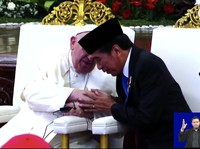Di Depan Paus Fransiskus, Jokowi Singgung Peperangan di Palestina