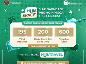 Serbu! Ada Ratusan Tiket Pesawat GRATIS di Hub Space 2024