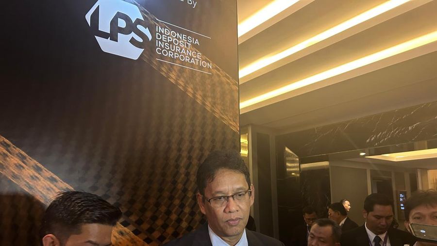 Ketua Dewan Komisioner Lembaga Penjamin Simpanan (LPS) Purbaya Yudhi Sadewa di Bloomberg CEO Forum 2024 di St Regis Jakarta, Rabu (5/9/2024). (CNBC Indonesia/Zefanya Aprilia)
