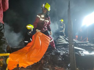 10 Rumah-Kosan di Kutai Kartanegara Terbakar, Mahasiswa Tewas Terjebak