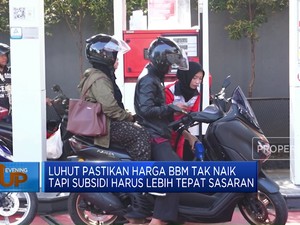 Video: Luhut Pastikan Harga BBM Tak Naik, Hanya Perbaiki Subsidi