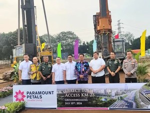 Pembangunan Pintu Tol Paramount Petals KM 25 Jakarta-Tangerang Dimulai!