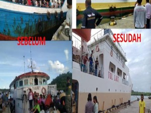Kehadiran Kapal Motor Bantu Mobilitas Warga di Kepulauan Mentawai
