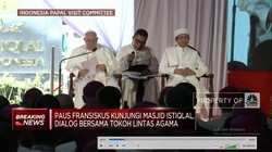 Video: Pesan Damai Paus Fransiskus Saat Kunjungi Masjid Istiqlal