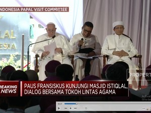 Video: Pesan Damai Paus Fransiskus Saat Kunjungi Masjid Istiqlal