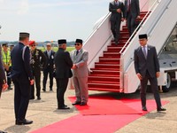 Prabowo Terbang ke Brunei Darussalam, Sowan ke Sultan Hassanal Bolkiah