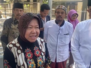 Maju Pilgub Jatim, Ini Jawaban Risma Saat Ditanya Mundur dari Menteri