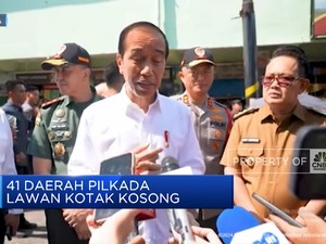 Video: 41 Daerah Pilkada Lawan Kotak Kosong, Jokowi Bilang Ini