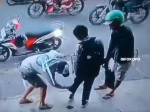Viral Akal-akalan Dua Pria Curi Hp Anak Sekolah di Bandung