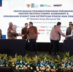 Sah! 21 Bank Berikan Persetujuan Restrukturisasi ke Waskita Karya