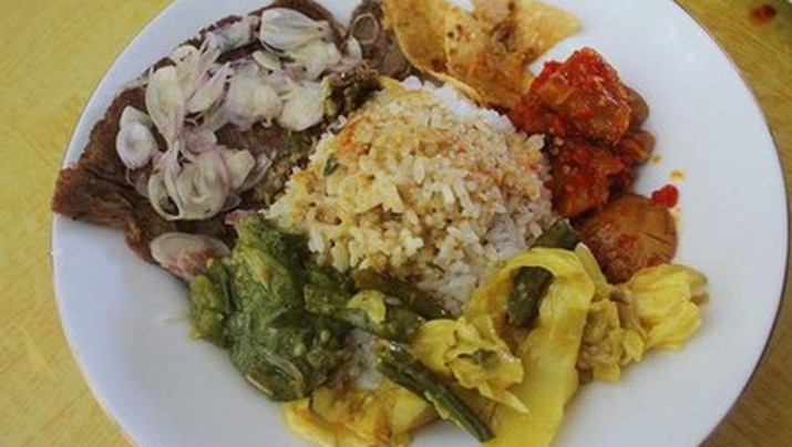 Ilustrasi Nasi Padang. (Detikcom)