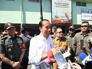RI Deflasi 4 Bulan Berturut-turut, Jokowi Bilang Gini
