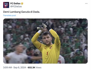 Akun FC Dallas Terus Bahas Paes, Netizen: Orang Indonesia, Min?