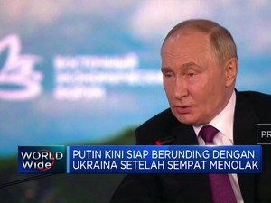 Video: Sempat Menolak, Putin Kini Siap Berunding dengan Ukraina