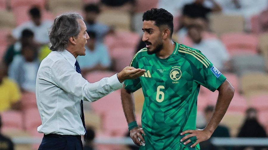 Soccer Football - World Cup - AFC Qualifiers - Group C - Saudi Arabia v Indonesia - King Abdullah Sports City, Jeddah, Saudi Arabia - September 5, 2024 Saudi Arabia's Hassan Tambakti in action REUTERS/Stringer