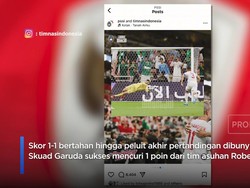 Video: Indonesia Tahan Imbang Arab Saudi 1:1, Paes Gagalkan Penalti