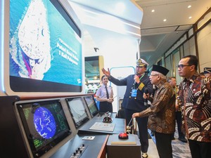 Wapres Maruf Kunjungi Booth Pertamina International Shipping di Hub Space