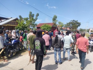 Warga Polman Bawa Sajam Tolak Peninjauan Lahan Sengketa, Penggugat Dievakuasi