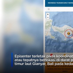 Gempa M 4,9 Guncang Gianyar Bali, Terasa Hingga Lombok Timur