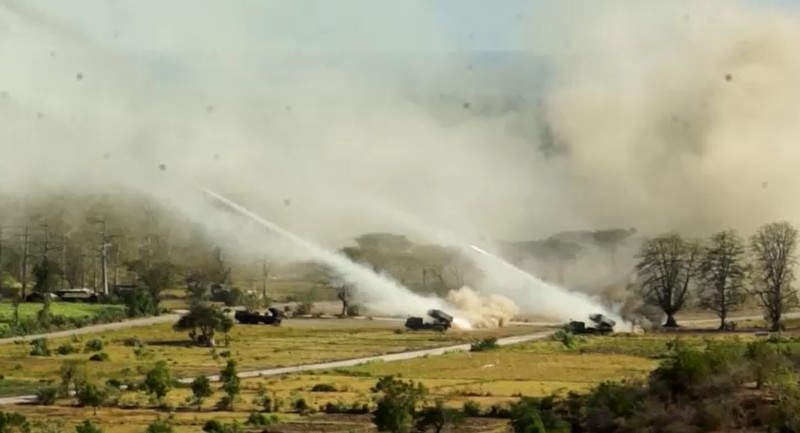 Latihan gabungan Militer Indonesia - AS. (Reuters)