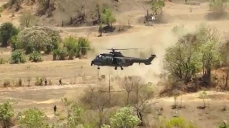 Latihan gabungan Militer Indonesia - AS. (Reuters)